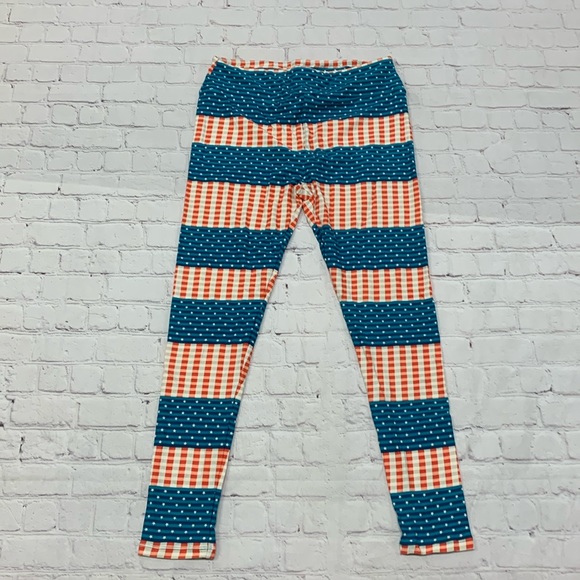 lularoe 4th of july dog leggings